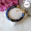 CHIC & ELEGANCE || Bracelet Crocheté Fait Main En Acier Inoxydable Et Perles “Miyuki”
