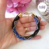 CHIC & ELEGANCE || Bracelet Crocheté Fait Main En Acier Inoxydable Et Perles “Miyuki”
