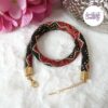 CHIC & ELEGANCE || Collier Crocheté Acier Inoxydable en Spirales avec Perles "Miyuki"