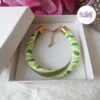 LEOPARD OF COLORS || Bracelet Crocheté Fait Main En Acier Inoxydable Et Perles “Miyuki”