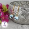 FLEURS DE CERISIER || Boucles d'Oreilles Crocheté en Spirales avec Perles "Miyuki"