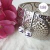 FLEURS DE CERISIER || Boucles d'Oreilles Crocheté en Spirales avec Perles "Miyuki"