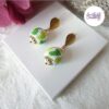 LEOPARD OF COLORS || Boucles d'oreilles Crocheté Acier Inoxydable en Spirales avec Perles "Miyuki"