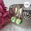 LEOPARD OF COLORS || Boucles d'oreilles Crocheté Acier Inoxydable en Spirales avec Perles "Miyuki"