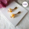 LEOPARD OF COLORS || Boucles d'oreilles Crocheté Acier Inoxydable en Spirales avec Perles "Miyuki"
