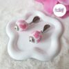 LEOPARD OF COLORS || Boucles d'oreilles Crocheté Acier Inoxydable en Spirales avec Perles "Miyuki"