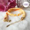 LEOPARD OF COLORS || Collier Crocheté Acier Inoxydable en Spirales avec Perles "Miyuki"