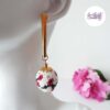 FLEURS DE CERISIER || Boucles d'Oreilles Crocheté en Spirales avec Perles "Miyuki"