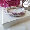 ONCE DE CHARMES || Bracelet Crocheté Fait Main En Acier Inoxydable Et Perles “Miyuki”