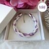ONCE DE CHARMES || Bracelet Crocheté Fait Main En Acier Inoxydable Et Perles “Miyuki”
