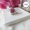 TELIA || Boucles D’oreilles Crochetées Fait Main Boules De 21 Mm En Perles “Miyuki" - Violet Parme