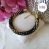 SPARKLING DREAMS || Bracelet Crocheté Fait Main En Acier Inoxydable Et Perles “Miyuki”