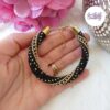 SPARKLING DREAMS || Bracelet Crocheté Fait Main En Acier Inoxydable Et Perles “Miyuki”