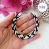 SELEN || Bracelet Crocheté Fait Main En Acier Inoxydable Et Perles “Miyuki”, Mesh en Crystal