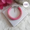 SPARKLING DREAMS || Bracelet Crocheté Fait Main En Acier Inoxydable Et Perles “Miyuki”