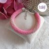 SPARKLING DREAMS || Bracelet Crocheté Fait Main En Acier Inoxydable Et Perles “Miyuki”