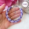 SELEN || Bracelet Crocheté Fait Main En Acier Inoxydable Et Perles “Miyuki”, Mesh en Crystal