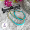 2 en 1 : Cordon pour Lunettes / Collier Acier Inoxydable Bicolor avec des perles 'Miyuki'