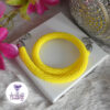 Bracelet Multi rang Montre Fait Main en Perles "Miyuki" Noires et Acier Inoxydable