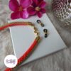 2 en 1 : Cordon pour Lunettes / Collier Acier Inoxydable Bicolor avec des perles 'Miyuki'
