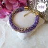 SPARKLING DREAMS || Bracelet Crocheté Fait Main En Acier Inoxydable Et Perles “Miyuki”