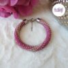 SPARKLING DREAMS || Bracelet Crocheté Fait Main En Acier Inoxydable Et Perles “Miyuki”