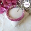 SPARKLING DREAMS || Bracelet Crocheté Fait Main En Acier Inoxydable Et Perles “Miyuki”