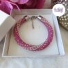 SPARKLING DREAMS || Bracelet Crocheté Fait Main En Acier Inoxydable Et Perles “Miyuki”