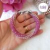 SPARKLING DREAMS || Bracelet Crocheté Fait Main En Acier Inoxydable Et Perles “Miyuki”