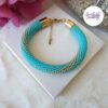 SPARKLING DREAMS || Bracelet Crocheté Fait Main En Acier Inoxydable Et Perles “Miyuki”