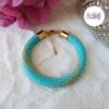 SPARKLING DREAMS || Bracelet Crocheté Fait Main En Acier Inoxydable Et Perles “Miyuki”