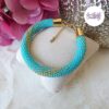 SPARKLING DREAMS || Bracelet Crocheté Fait Main En Acier Inoxydable Et Perles “Miyuki”