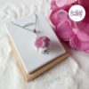 TELIA || Pendentif Crocheté Fait Main en Perles "Miyuki" - Violet Parme
