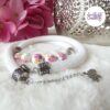 Collier Crocheté Fait Main En Acier Inoxydable Et Perles “Miyuki” & Ceramiques - Blanc Nacrée