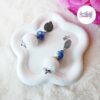 TELIA || Boucles d’oreilles crochetées boules de 17 mm en perles “miyuki” et en acier inoxydable