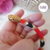 SNAKY || Collier Ras de Cou Crocheté en Spirales avec Perles "Miyuki" - Rouge