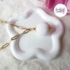 Pendentif Fait Main Crocheté Boule De 20 Mm En Perles “Miyuki” - Blanc Nacré