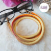 3 en 1 : Cordon à Lunettes / Collier / Porte Badge Fait Main avec des perles 'Miyuki'