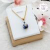TENSHA || Collier Fait main en Acier Inoxydable, Perles Tensha & Cristal