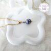 TENSHA || Collier Fait main en Acier Inoxydable, Perles Tensha & Cristal