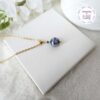 TENSHA || Collier Fait main en Acier Inoxydable, Perles Tensha & Cristal