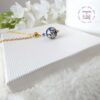 TENSHA || Collier Fait main en Acier Inoxydable, Perles Tensha & Cristal