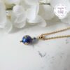 TENSHA || Collier Fait main en Acier Inoxydable, Perles Tensha & Cristal