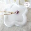 TENSHA || Collier Fait main en Acier Inoxydable, Perles Tensha & Cristal