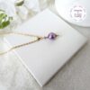 TENSHA || Collier Fait main en Acier Inoxydable, Perles Tensha & Cristal