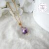TENSHA || Collier Fait main en Acier Inoxydable, Perles Tensha & Cristal