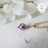 TENSHA || Collier Fait main en Acier Inoxydable, Perles Tensha & Cristal