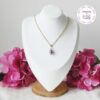 TENSHA || Collier Fait main en Acier Inoxydable, Perles Tensha & Cristal