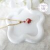 TENSHA || Collier Fait main en Acier Inoxydable, Perles Tensha & Cristal