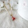 TENSHA || Collier Fait main en Acier Inoxydable, Perles Tensha & Cristal